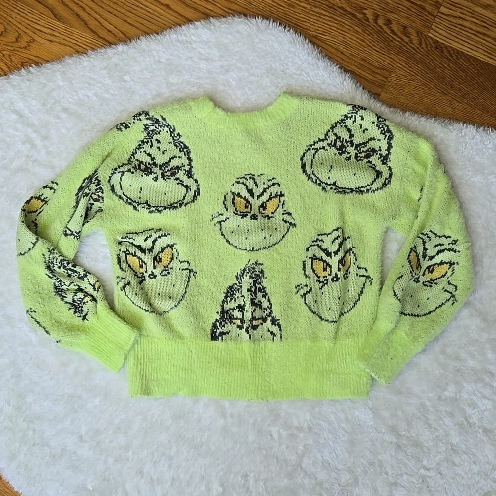 Justice Grinch Sweater, Girls Size Large - Picture 10 of 10